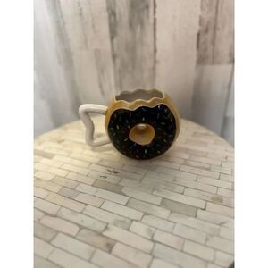 Donut shaped coffee mug